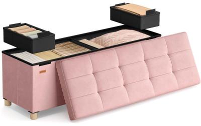 Songmics Sitztruhe Ottomane, 110x38x40 cm