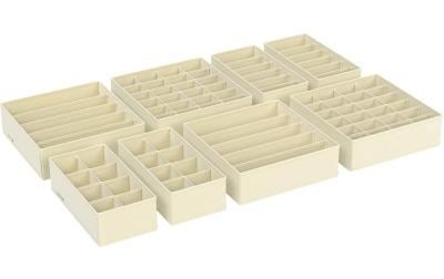 Songmics Aufbewahrungsboxen,8er Set, Beige