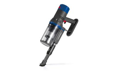 CLEANmaxx Akku-Zyklon-Staubsauger Grau Blau