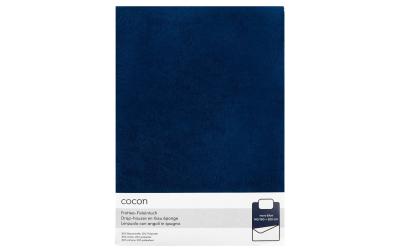 COCON Fixleintuch Frottee marineblau