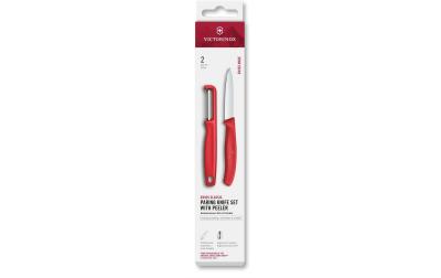 Victorinox Classic Gemüsemesser Set rot