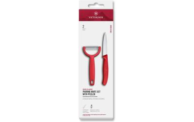 Victorinox Classic Gemüsemesser Set rot