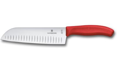 Victorinox Classic Santokumesser rot