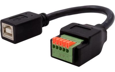 EXSYS EX-49130, USB-B Terminal Block Adap.