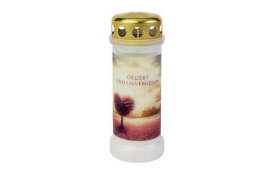 Chalet Grabkerze Abendrot