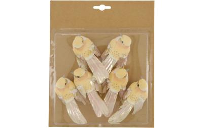 Chalet Federvögel 6 Stück