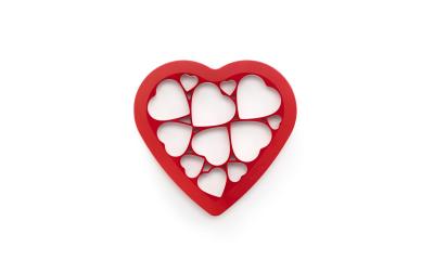 L&eacute;ku&eacute; Ausstechform Herz