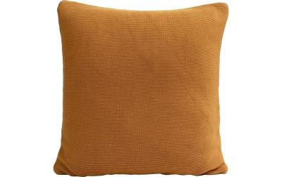 ChicMic Knitted Cotton Pillow Mustard
