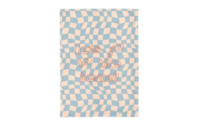 ChicMic kitchen towel -Lets go to the beach