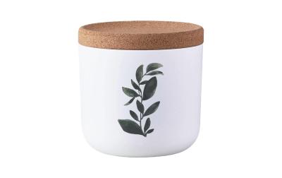 bioloco Aufbewahrungsbe. -Green leaves