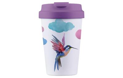 bioloco Kaffeebe. Easy Cup-Watercolor bird