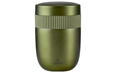 bioloco Lunchpot Edelstahl Sky-Khaki