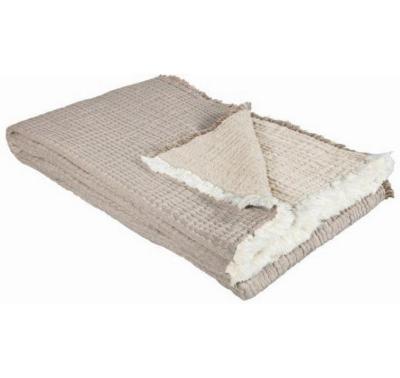 Eskimo Decke Nora 130x200 cm, Taupe-Beige