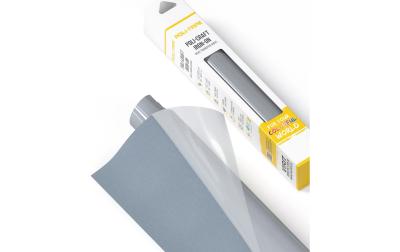 Poli-Tape Aufbügelfolie Flock Grau