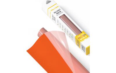 Poli-Tape Aufbügelfolie Flock Orange