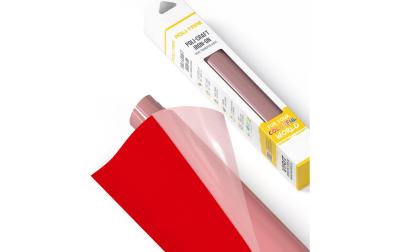 Poli-Tape Aufbügelfolie Flock Signalrot