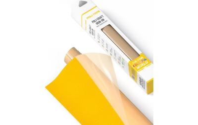 Poli-Tape Aufbügelfolie Flock Zitrone