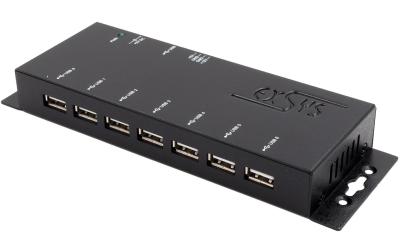 EXSYS EX-1177-2, 7x USB2.0, Metall HUB