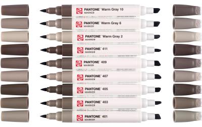 Talens Pantone Marker Set warm grey