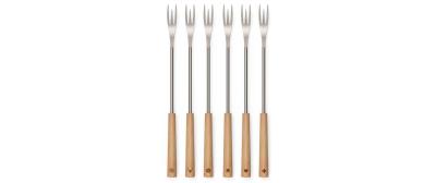 Kisag 2in1 Fonduegabeln Wood 6 Stück