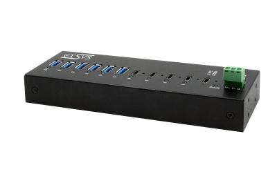 EXSYS EX-12280HMS, 10x USB3.2, Metall HUB