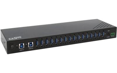 EXSYS EX-11236HMS, 16-Ports USB3.2gen1 HUB