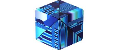 Shashibo Cube Blue Crystal