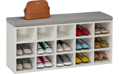 relaxdays Schuhbank mit Sitzfläche