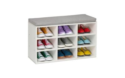 relaxdays Schuhbank mit Sitzfläche