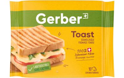 Gerber Schmelzkäse Toast Scheiben