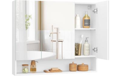 Vasagle Spiegelschrank, Weiss