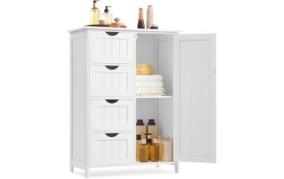 Vasagle Kommode Landhausstil, Weiss