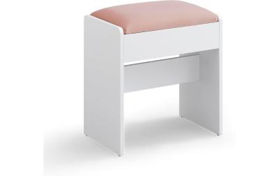 Vasagle Hocker Weiss-Rosa