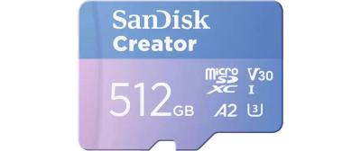 SanDisk Creator microSDXC Card 512GB