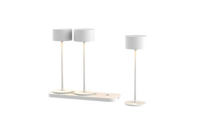 MSCH Akku-Tischleuchte 3er Set Tavolo weiss