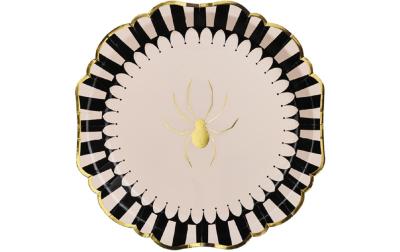 Partydeco Teller Spinne