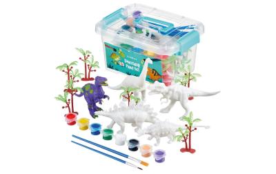 Dinosaurier Figuren 3D-Malset 15 Stück