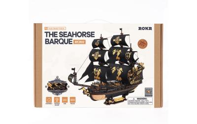 Robotime Seepferd Barke