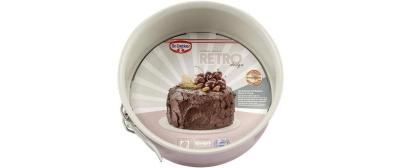 Dr. Oetker Springform 18cm, rosa/creme