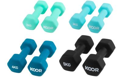 KOOR Kurzhantel 4er Set heavy
