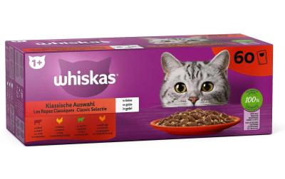 Whiskas 1+ Kalssische Auswahl in Gelee