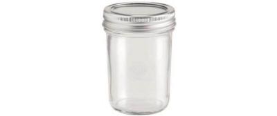 Glorex Glas mit Deckel Lili Rose