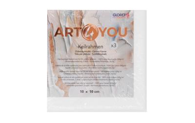 Glorex Keilrahmenset 10x10cm, 1.7 cm