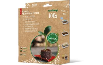 100 Kokos-Quelltabletten