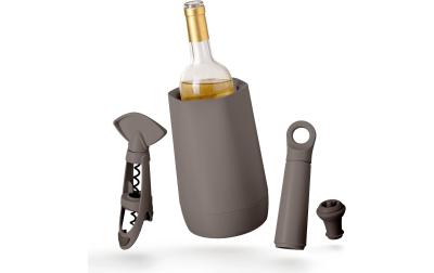 Vacuvin Weinset Host Graphite 4-teilig