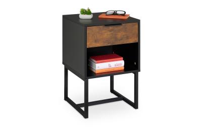 relaxdays Nachttisch Industrial