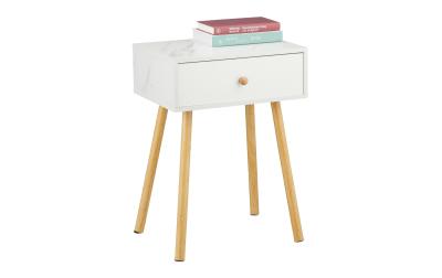 relaxdays Nachttisch Marmoroptik