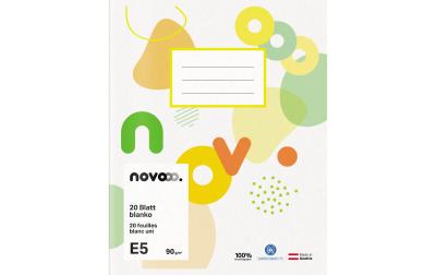 NOVOOO Schulheft E5, 20 Stück