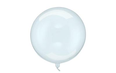 Partydeco Ballon Transparent blau