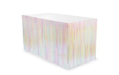 Partydeco Tischumrandung Fransen